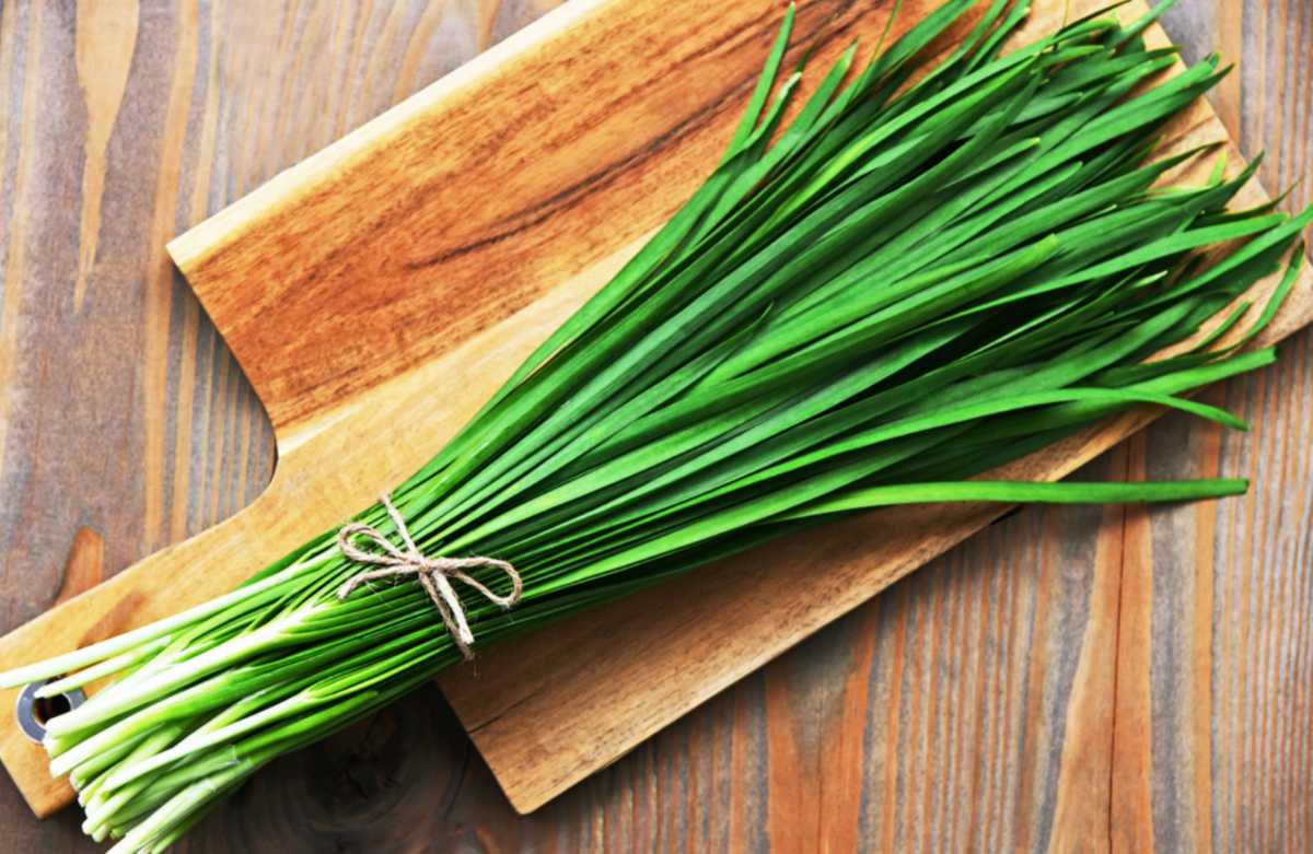 Nha Khoa Quốc Tế Sài Gòn Sử dụng lá hẹ để rơ miệng cho trẻ