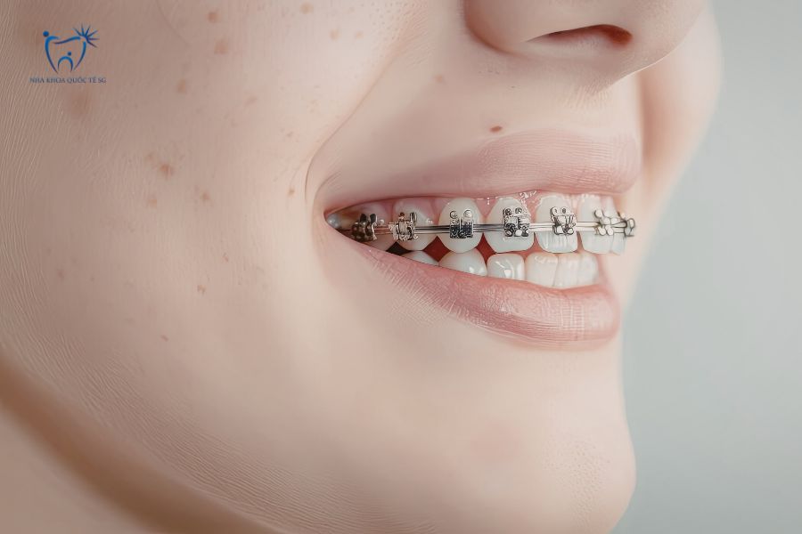 Nha Khoa Quốc Tế Sài Gòn Bọc răng sứ có thể niềng răng