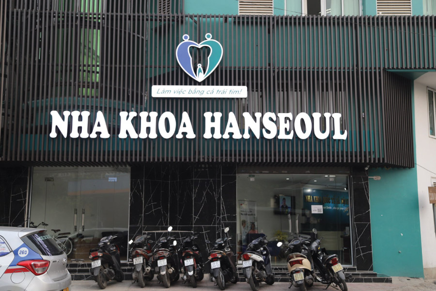Khu vực lối vào tại Nha Khoa Hanseoul quận 10