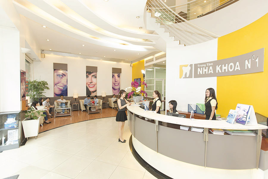 Khu vực đón khách của Nha Khoa No.1