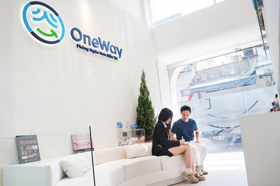 Sảnh chờ tại Nha Khoa One Way