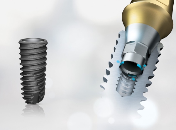 Nha Khoa Quốc Tế Sài Gòn Trụ Osstem titanium Hàn Quốc bề mặt SA rãnh sâu tăng tích hợp xương 3–6 tháng