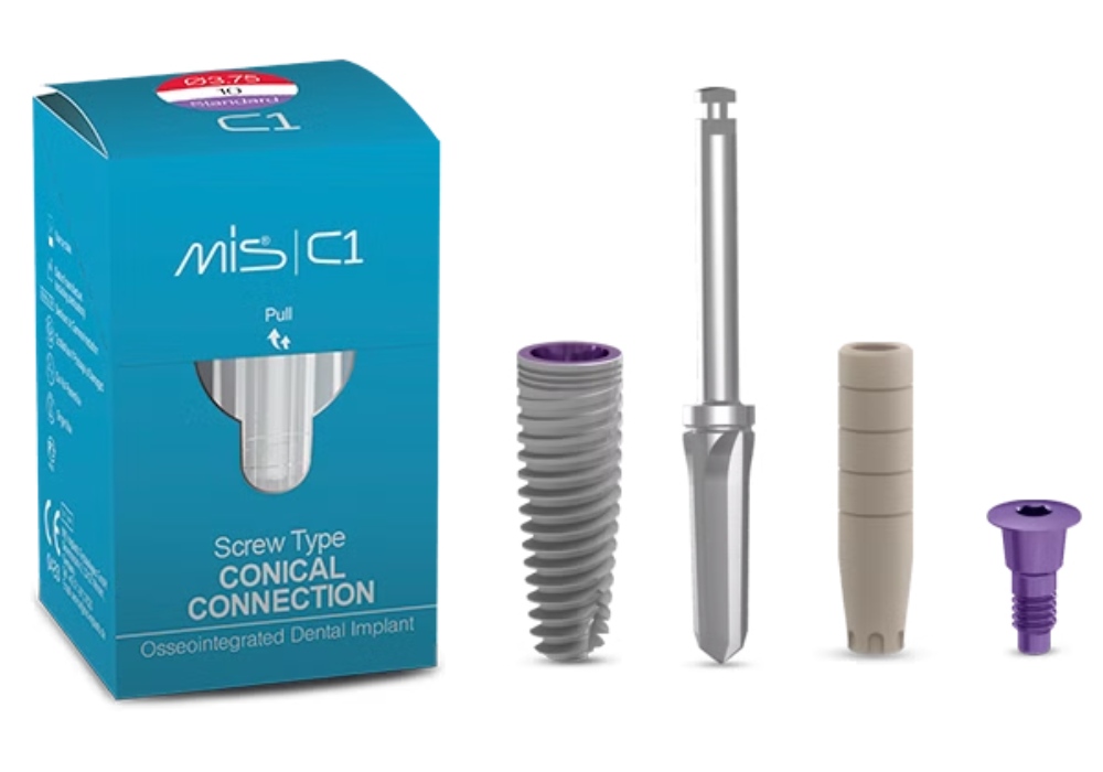 Nha Khoa Quốc Tế Sài Gòn Implant Đức MIS C1 đã có mặt trên thị trường hơn 25 năm và được kiểm định bởi CE