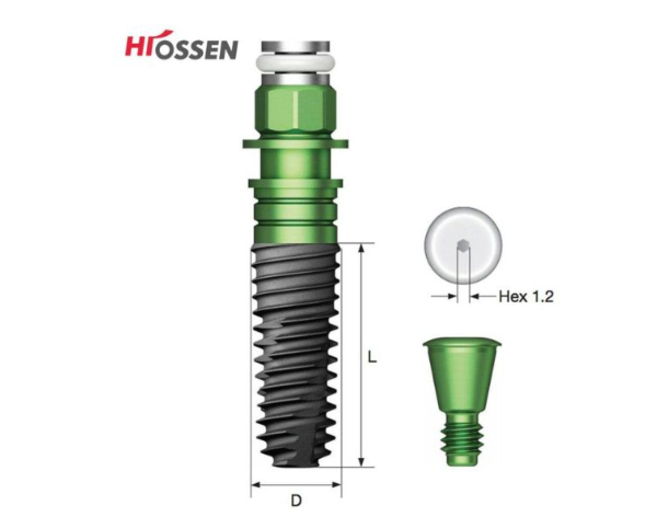 Nha Khoa Quốc Tế Sài Gòn Trụ Implant Hiossen là sản phẩm cao cấp đến từ Mỹ đạt tiêu chuẩn FDA và CE