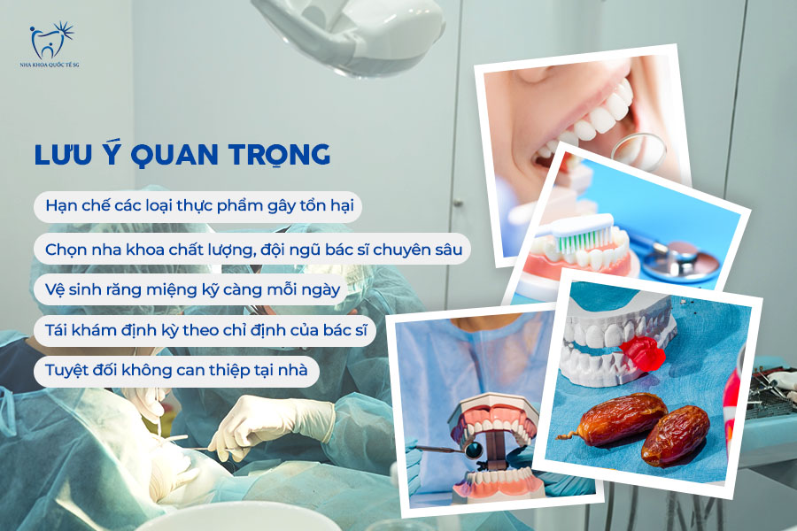 Nha Khoa Quốc Tế Sài Gòn Các lưu ý quan trọng khi sử dụng hàm tháo lắp trên Implant