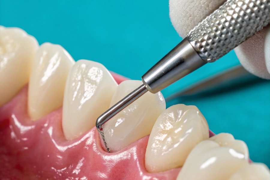 Quy trình mài răng trước khi dán sứ