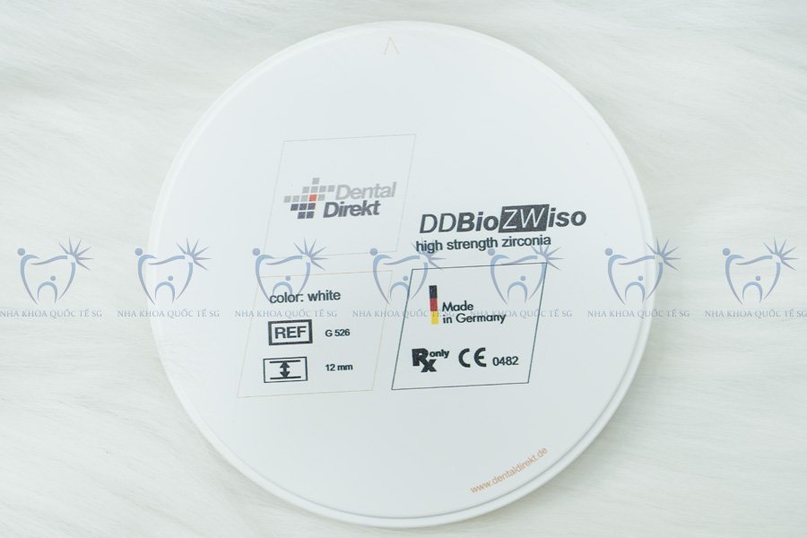 Nha Khoa Quốc Tế Sài Gòn Phôi răng sứ của hãng Dental Direkt DDBio – Zirconia
