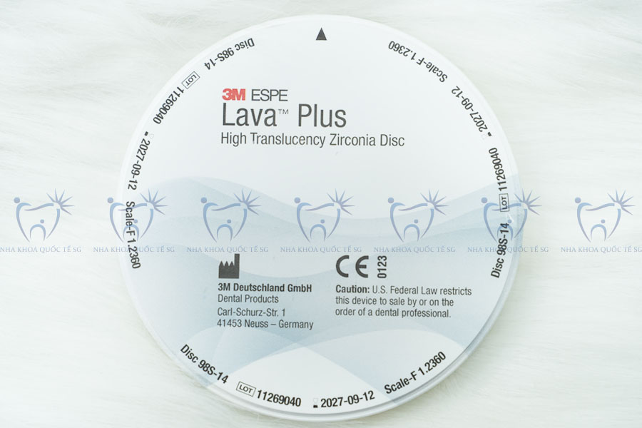 Nha Khoa Quốc Tế Sài Gòn Phôi răng sứ hãng 3M ESPE dòng Lava Plus