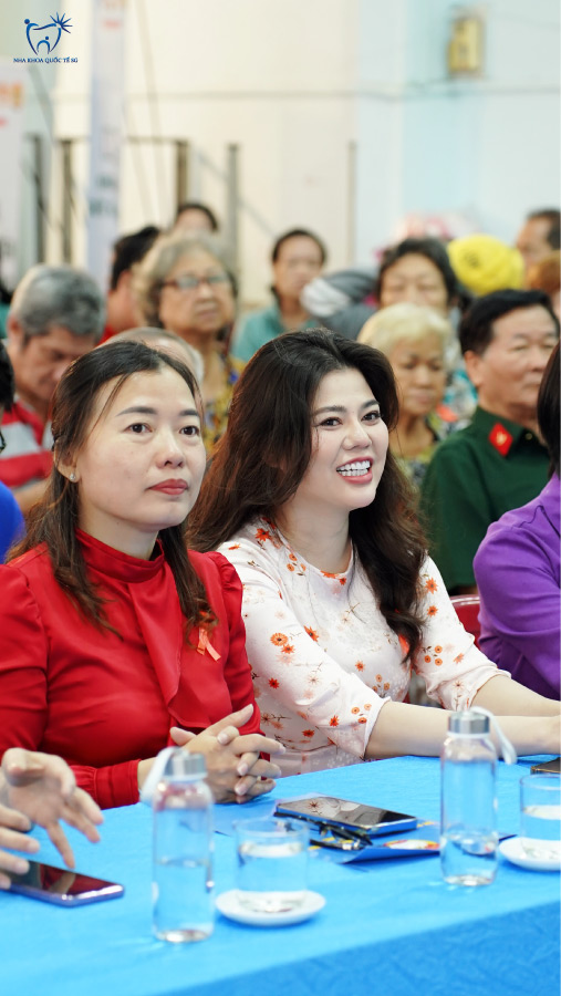 Hình ảnh bà Trịnh Thu Nga tham gia sự kiện