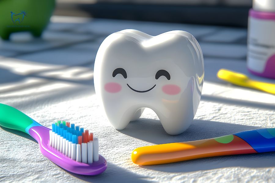 Vệ sinh răng không đúng cách dẫn đến cầu răng sứ bị hở