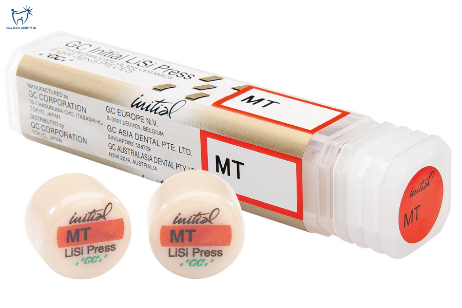 Nha Khoa Quốc Tế Sài Gòn Phôi sứ GC Initial LiSi Press (MT) chính hãng từ Nhật Bản