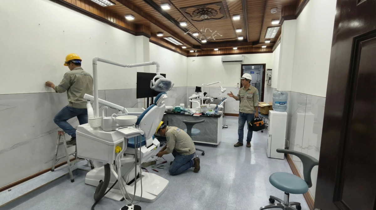 Nâng cấp máy móc và cơ sở vật chất tại Nha Khoa Quốc Tế SG