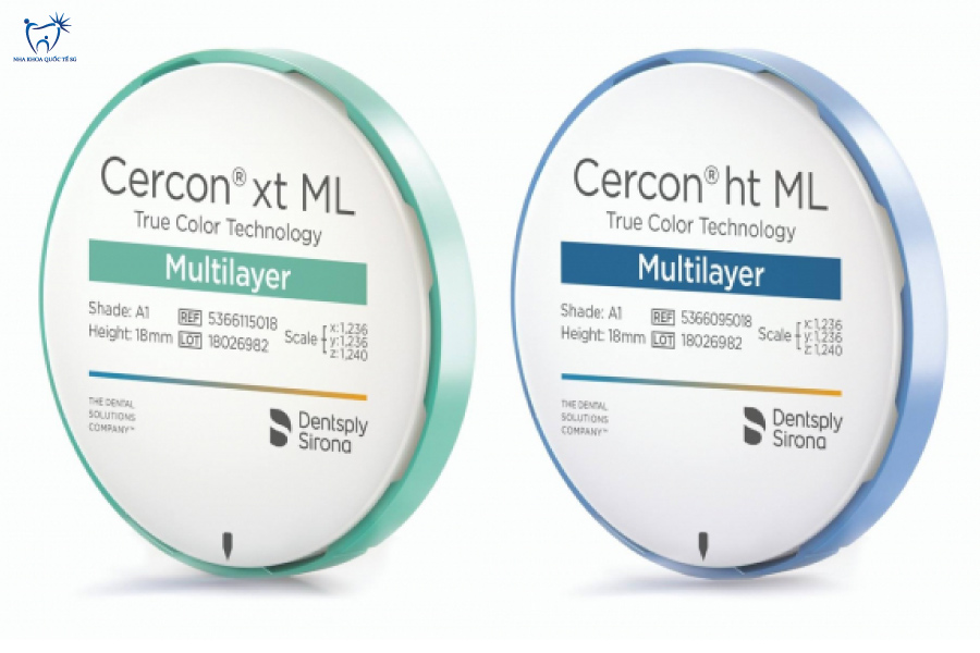 Răng sứ toàn sứ Cercon xt ML và Cercon ht ML