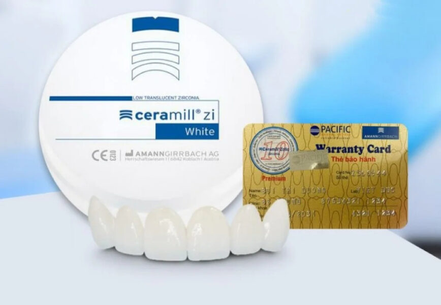 Phôi Ceramill kèm thẻ bảo hành chính hãng