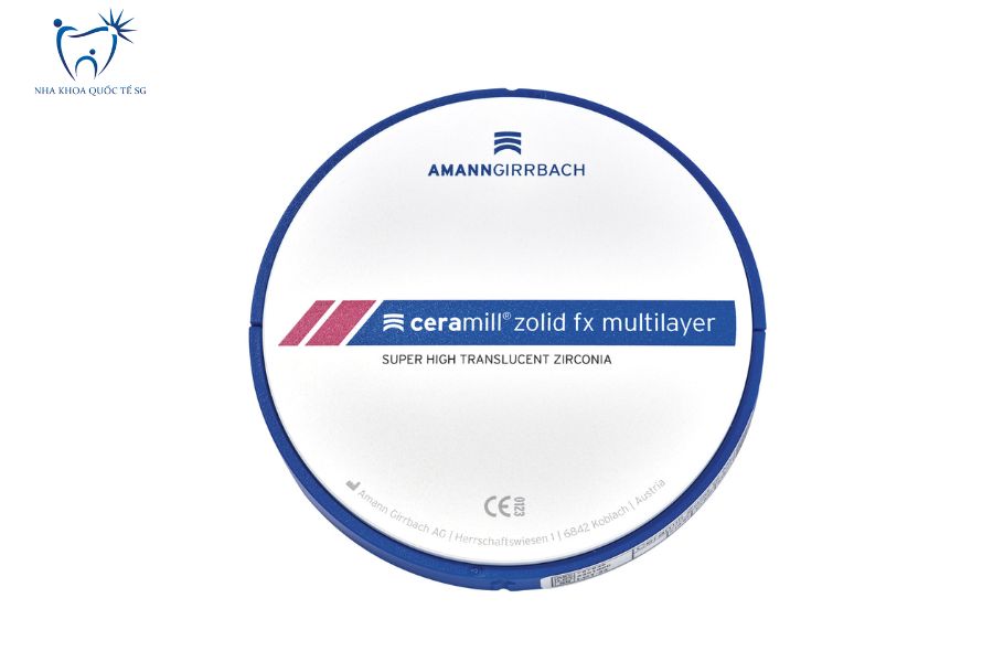 Phôi Ceramill Zolid FX kèm thẻ bảo hành chính hãng