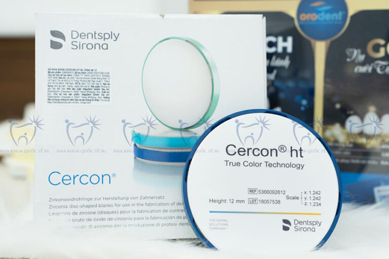 Phôi sứ chính hãng Cercon HT tại Nha Khoa Quốc Tế SG