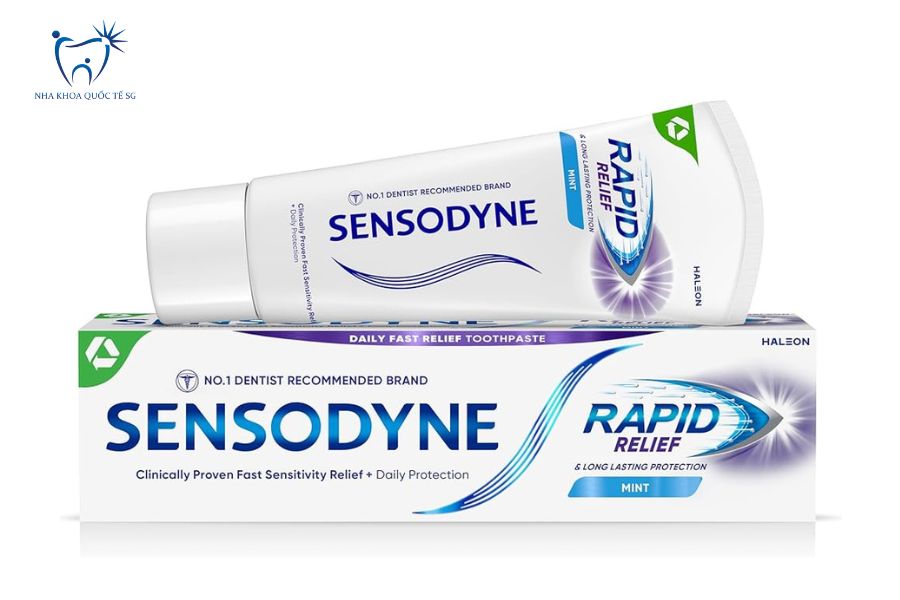 Kem đánh răng chống ê buốt Sensodyne Rapid Relief